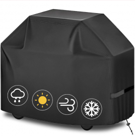 Vỏ bọc lò nướng GVDV,  58 inch BBQ Gas Grill Cover for Outdoor Grill, Adjustable Barbecue Cover Waterproof, Rip-Proof, Anti-UV, Fade Resistant