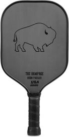 Vợt Pickleball sợi Carbon - Bề mặt Toray T700 thô cung cấp độ xoáy bóng tối đa|Elongated or Widened Pickleball Racket Shapes Available - Neoprene Cover Included