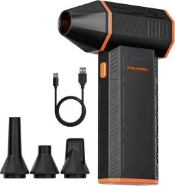 Máy thổi bụi điện WOLFBOX MF50 -110000RPM Super Power Cordless Air Duster, 3-Gear Adjustable Mini Blower with Fast Charging, Dust Blower for Computer, Keyboard, House, Outdoor and Car