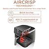 Ninja Air Fryer Pro 4 trong 1 với dung tích 5 QT, chiên không dầu, nướng, hâm nóng, sấy khô, công nghệ Air Crisp với nhiệt độ 400F khi nóng, 120 Volt, giỏ chống dính & đĩa giòn, màu xám, AF141