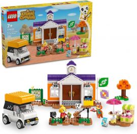 Bộ đồ chơi LEGO Animal Crossing K.K.’s Concert in The Plaza Building, LEGO Animal Crossing K.K.’s Concert in The Plaza Building Toys Set - Animal Crossing Toy Figures & Playsets for Kids, Girls & Boys, Ages 7+ - Pretend Play Birthday Gift - 77052