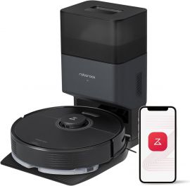 Robot hút bụi và lau nhà roborock Q7 Max+ có đế tự động đổ rác, Hands-Free Cleaning for up to 7 Weeks, APP-Controlled Mopping, 4200Pa Suction, No-Mop&No-Go Zones, 180mins Runtime, Works with Alexa
