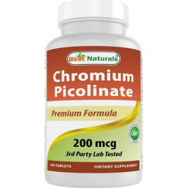 Best Naturals Chromium Picolinate 200 mcg 240 viên