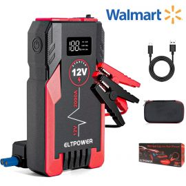 Bộ kích nguồn cầm tay ELTPOWER 20000mAh for Up to 9L Gas 7L Diesel, 2000A Peak Auto Car Jump Starter with LED and USB Quick Charge 3.0