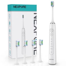 Bàn chải đánh răng điện tử NEXPURE Sonic, Electric Toothbrush for Adults ,48000VPM Deep Cleaning, 5 Modes with Smart Timer