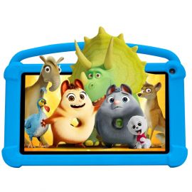 Máy tính bảng TEAYINGDE Kids 7 inch Android 12 Tablet Pc có WiFi 32GB dành cho trẻ em từ 2 đến 8 tuổi Máy tính bảng có vỏ silicon Ứng dụng kiểm soát của phụ huynh trên Google Play (32GB, Xanh lam)