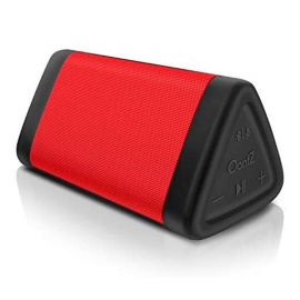 OontZ Angle 3 (Thế hệ thứ 3) - Loa di động Bluetooth, Âm lượng lớn hơn, Âm thanh nổi rõ nét, Âm trầm, Dải không dây 100 Ft, Micrô, IPX5, Loa Bluetooth của Cambridge Sound Works-red