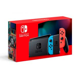 Máy chơi game cầm tay Nintendo Switch with Neon Blue and Neon Red Joy‑Con - HAC-001(-01)