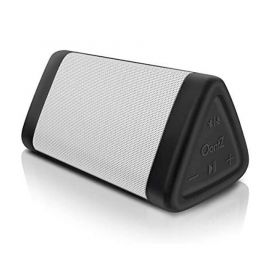OontZ Angle 3 (Thế hệ thứ 3) - Loa di động Bluetooth, Âm lượng lớn hơn, Âm thanh nổi rõ nét, Âm trầm, Dải không dây 100 Ft, Micrô, IPX5, Loa Bluetooth của Cambridge Sound Works-white