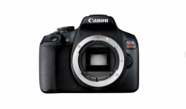 Máy ảnh DSLR Canon EOS Rebel T7 EF-S 18-55mm và ống kính zoom kép EF 75-300mm