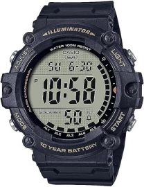 Đồng hồ nam Casio Illuminator AE1500WH Series | 10-Year Battery | LED Backlight | 5-Alarms | 1/100 Sec Stopwatch | Men's Digital Watch