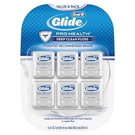 Chỉ nha khoa Oral-B Glide Pro-Health, Deep Clean, Mint, 40m, Pack of 6