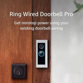 Ring Wired Doorbell Pro (newest model) – Tốt nhất trong phân khúc với các tính năng tiên tiến (yêu cầu có hệ thống dây chuông cửa hiện có)
