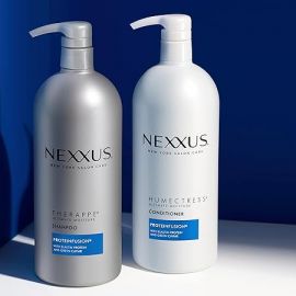Dầu gội và dầu xả Nexxus Therappe Humectress (Bộ 2) dành cho tóc khô Không chứa silicone,  Moisturizing Caviar Complex and Elastin Protein 33.8 oz