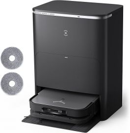 ECOVACS Robot Vacuum Cleaner DEEBOT X5 PRO Omni with All-in-one Station, 12.800Pa, ZeroTangle, Lau cạnh thích ứng TruEdge, Giặt nước nóng 150℉, Điều hướng thông minh AINA 2.0