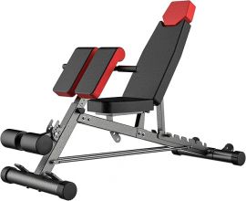 Finer Form Multi-Functional FID Weight Bench for Full All-in-One Body Workout – Ghế duỗi lưng Hyper Back Extension, Ghế Roman Chair, Ghế gập bụng điều chỉnh được, Ghế nghiêng giảm độ dốc, Ghế phẳng