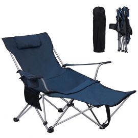 Ghế cấm trại VA-VSEA , Adjustable Folding Chairs 330lbs with Detachable Footrset for Camping Hiking Gardening Travel Beach Picnic, Adult