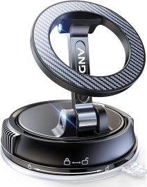 Car Phone Holder for Magsafe [Lực hút mạnh nhất 78+LBS & Nam châm 2400gf] Giá đỡ điện thoại trên ô tô có thể điều chỉnh 360°, Giá đỡ điện thoại trên ô tô cho iPhone 17 Pro Max 16 15 14 13 12 Air Plus (Sợi carbon)