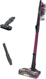 Shark IZ163H Pet Plus Cordless Stick Vacuum with Self-Cleaning Brushroll and HEPA Filter, máy hút bụi nhẹ, làm sạch sâu cho thảm và sàn cứng, có thể gấp lại để dễ dàng cất giữ, thời gian chạy 40 phút, màu mâm xôi