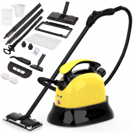 Máy lau nhà hơi nước đa năng Keenstone, 1500W Powerful Steam Mop, Keenstone® Multi-Purpose Steam Cleaner, Best Hand Held Steamer Cleaner with 13 Accessories for Cleaning, Home Use, Carpet, Floor, Window, Car Seat, Tile, Grout