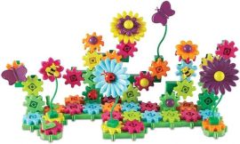 Bộ lắp ráp đồ chơi Learning Resources Gears! Gears! Gears! Build & Bloom, STEM Learning Toy, 116 Pieces, Ages 4+