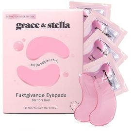 Mặt nạ mắt grace & stella Award Winning Under (Pink, 24 Pairs) Reduce Dark Circles, Puffy Eyes, Undereye Bags, Wrinkles - Gel Under Eye Patches - Birthday Gifts for Women - Vegan Cruelty-Free Self Care