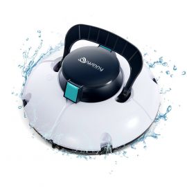 Robot làm sạch bể bơi không dây Winny Pool Cleaner Automatic Pool Vacuum with Dual Powerful Suction Ports for Above/In Ground Flat Pool Up to 538 Sq.Ft