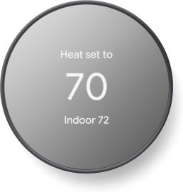 Google Nest Thermostat - Bộ điều nhiệt thông minh cho gia đình - Bộ điều nhiệt Wifi có thể lập trình - Than