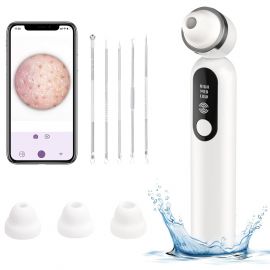 Máy hút mụn đầu đen NEXPURE, Blackhead Extractor with Camera, Pore Cleanser for Men and Women, Skin Care Tool with 5 Probes