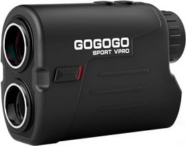 Máy đo khoảng cách laser Gogogo Sport Vpro GS03 Golf/Hunting, 1000/1200 Yards Laser Range Finder with 6X Magnification Ultra-Clear View, Lightweight, Slope, Pin-Seeker & Flag-Lock & Vibration