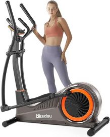 Máy tập thể hình Niceday, Elliptical Exercise Machine for Home with Hyper-Quiet Magnetic Driving System, Elliptical Trainer with 15.5IN-18IN Stride, 16 Resistance Levels, 400LBS Loading Capacity