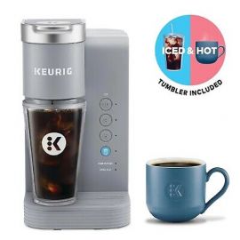 Máy pha cà phê Keurig K-Iced Essentials Gray Iced and Hot Single-Serve K-Cup Pod 