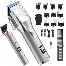 Tông đơ cắt tóc NEXPURE, NEXPURE Hair Clippers,Cordless Beard Trimmer for Men,LCD Display Hair Clippers and Trimmer Sets,Haircut Beauty Kit for Men