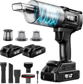 Handheld Vacuum Cleaner Cordless - Lực hút mạnh 35000PA cho ô tô và gia đình, Máy hút bụi cầm tay trên ô tô, sạc lại, nhẹ, hút lông thú cưng với bộ lọc HEPA, làm sạch nhanh chóng trong văn phòng/bàn làm việc/ghế sofa (màu đen)