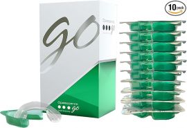 Opalescence Go 15- Prefilled Teeth Whitening Trays - 15% Hydrogen Peroxide - (10 Treatments) Made by Ultradent Products. Teeth Whitening Kit -Mint - 5194-1