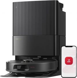 Roborock Qrevo S5V Robot Vacuum and Mop, công nghệ lau nhà FlexiArm Edge, lực hút 12.000Pa, hệ thống chống rối kép, tránh chướng ngại vật thông minh, nâng cây lau nhà 10mm, tự động giặt và sấy cây lau nhà, tự động đổ và nạp lại