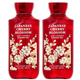 Bộ 2 chai sữa tắm Bath and Body Works Japanese Cherry Blossom Gift Sets For Women 10 Oz (Japanese Cherry Blossom)