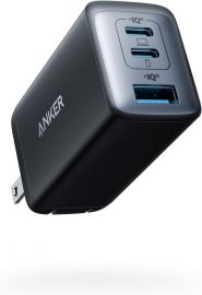 Bộ sạc Anker USB C (Nano 65W), PPS 3-Port Fast Compact Foldable USB C Charger Block for MacBook, iPad Pro, Galaxy S24, iPhone 16 / 15 and more series