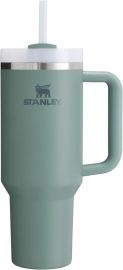 Cốc Stanley Quencher H2.0, Stanley Quencher H2.0 Tumbler with Straw 40 oz | Flowstate 3-Position Lid | Cup Holder Compatible for Travel | Insulated Stainless Steel Cup | BPA-Free | Shale