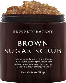 Tẩy tế bào chết Brooklyn Botany Brown Sugar Body Scrub -  Body, Face, Hand, Foot Scrub - Fights Acne, Fine Lines & Wrinkles, Great Gifts For Women & Men - 10 oz