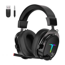 Tai nghe chơi game UHM Wireless Gaming Headset for PC/PS4/PS5/ Nintendo Switch, Over Ear 2.4G/Bluetooth Gaming Headphones with Noise-Canceling Microphone, 7.1 Surround Sound, 3.5mm Wired Mode for Xbox Series