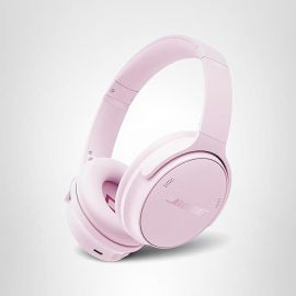Bose QuietComfort Bluetooth Headphones, Tai nghe không dây có chức năng khử tiếng ồn chủ động và mic, Âm trầm sâu, Thời gian phát nhạc lên đến 24 giờ, Màu hồng cánh hoa - Phiên bản giới hạn