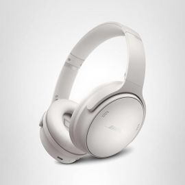 Bose QuietComfort Bluetooth Headphones, Tai nghe không dây có chức năng khử tiếng ồn chủ động và mic, Âm trầm sâu, Thời gian phát nhạc lên đến 24 giờ, Màu khói trắng