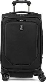 Travelpro Crew Classic Lightweight Softside Expandable Carry on Luggage, Vali xoay 8 bánh, dành cho nam và nữ, xách tay 21 inch, màu đen
