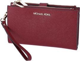 Ví cầm tay Michael Kors Jet Set Travel Large Double Zip Dark Cherry