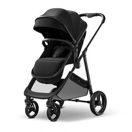 Xe đẩy trẻ em mui trần Mompush Wiz 2-in-1 with Bassinet Mode - Foldable Infant Stroller to Explore More as a Family - Toddler Stroller with Reversible Stroller Seat
