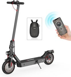Xe tay ga điện 2 bánh iscooter i9MAX, 500W Motor, 10" Solid Tires, 21.7 Miles Long Range, 18.6 mph Folding Commuter Electric Scooter for Adults,Front (Ultra Double) Suspension and Dual Braking
