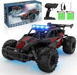 Xe điều khiên từ xa BLUEJAY - 2.4GHz High Speed 33KM/H RC Cars Toys, 1:12 Monster RC Truck Off Road with LED Headlight and Rechargeable Battery Gifts for Adults Boys 8-12