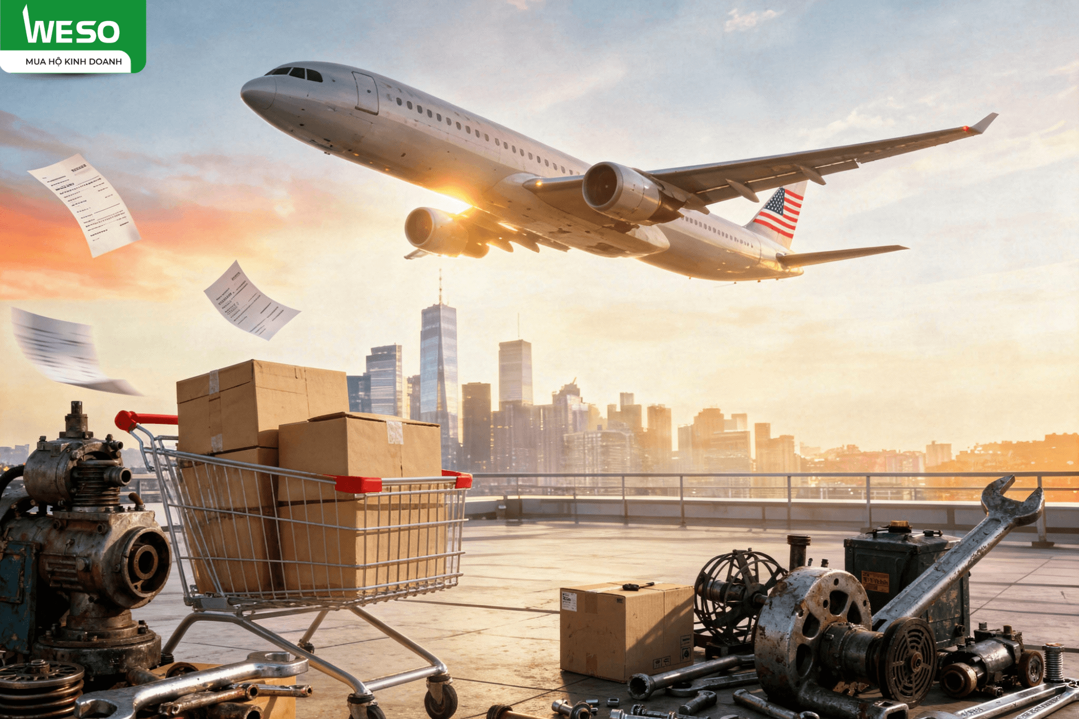 Giải pháp mua hộ linh kiện, phụ tùng kỹ thuật hiếm từ Mỹ cho nhà máy tại Việt Nam – WESO