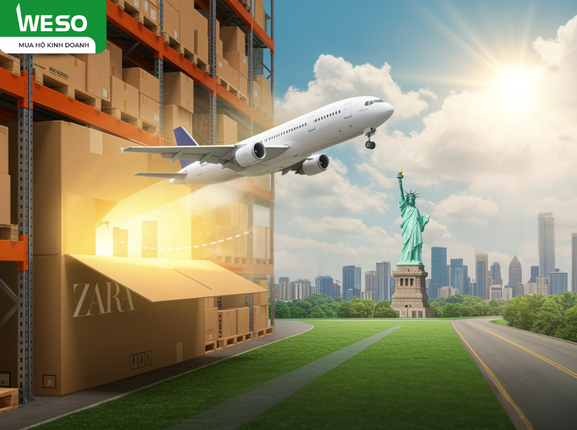 Ký Gửi Hàng Từ Việt Nam Đi Mỹ Dễ Dàng Cùng WESO
